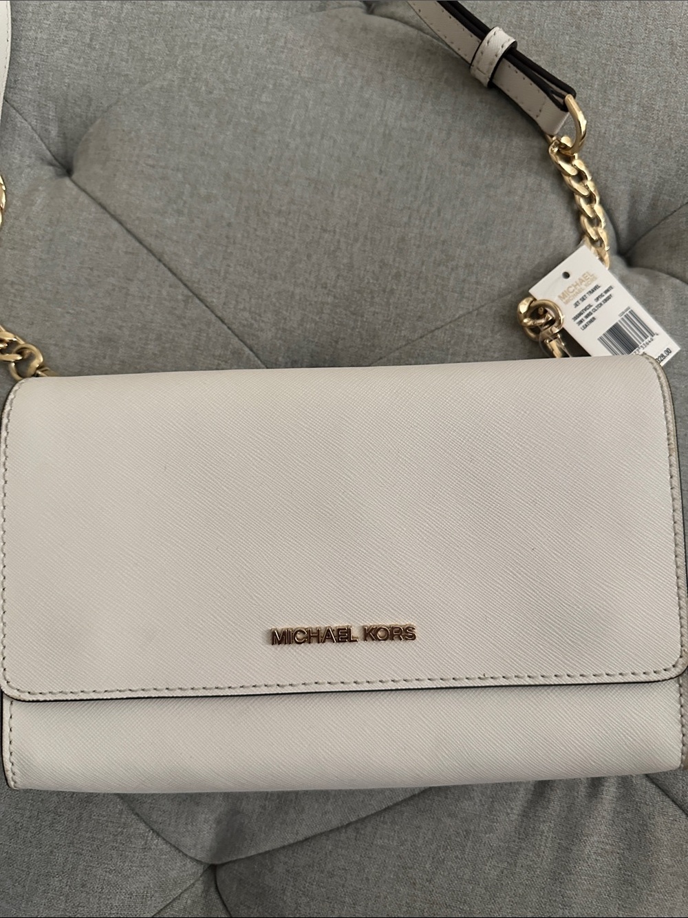 Michael Kors white Crossbody Chain Strap Shoulder Bag - Picture 2 of 8